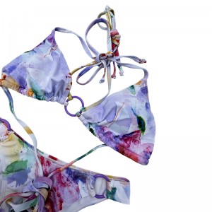 Бански бански костюми за печат без гръб