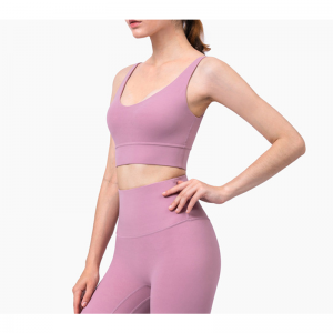 Анти-шок U-образна форма на събиране на спортен сутиен