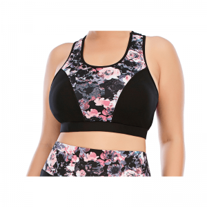 Три парчета флорален U-образен йога комплект