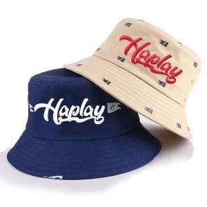 Персонализирани шапки за памучна кофа Проектирайте свои шапки за кофа за бродиране с персонализирано лого