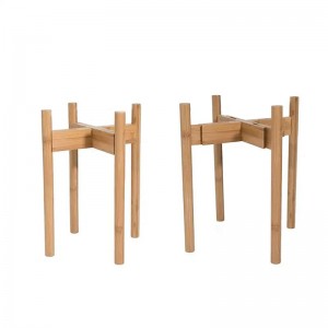 Бамбукови регулируеми цветя стойка за растение