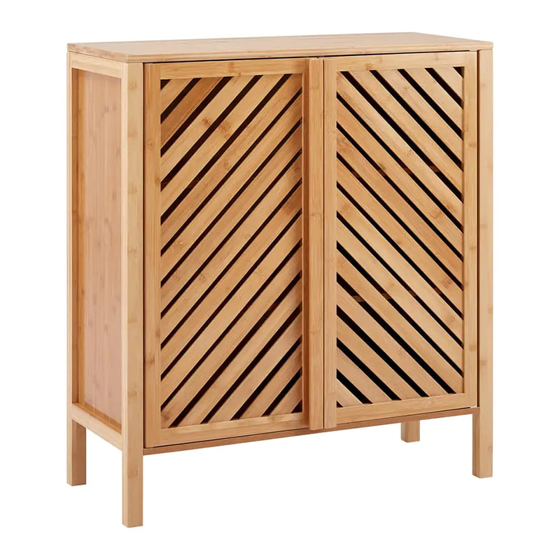 Бамбуков многофункционален шкаф за съхранение