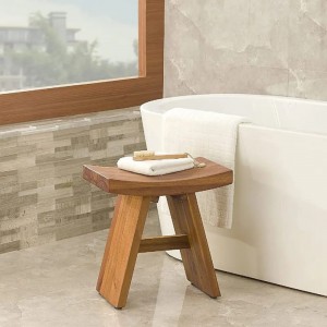 Градинска вана душ хидротерапия водоустойчива столче бамбук багажник за съхранение на багажника за съхранение на организатора ...