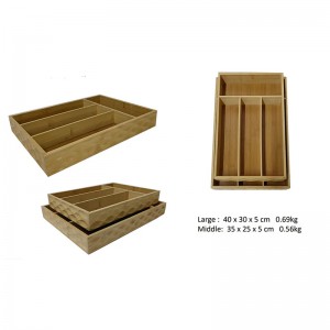 Организатор на бамбукови прибори