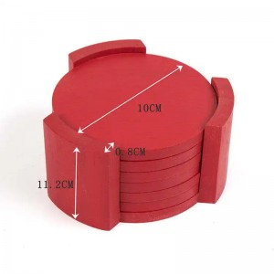 Цветна бамбукова чаша модерна топлинна тиган бира бамбук напитки комплект комплект