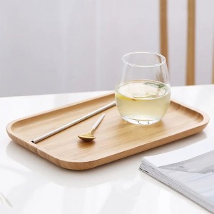 2 парчета услуга палета на едро, изработена по поръчка бамбукова тава за закуска (1)