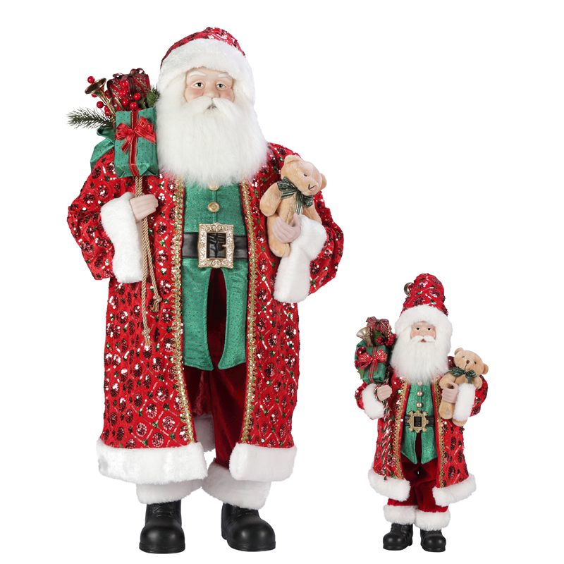 T24-S114 30 ~ 110cm Коледна декорация на Дядо Коледа