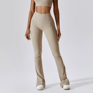 SC10119 на едро Цена фитнес йога гамаши панталони жени за възрастни стърчащи плячка Фитнес гамаши Push Up Yoga Pants