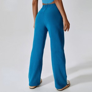 SC10128 OEM Персонализиран дизайн лого солиден цвят теглене торбисти потни панталони джогинг прави панталони панталони панталони ру...