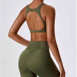 SC10169 кръстосана задна йога спортен сутиен с високо въздействие подплатен йога сутиен висококачествен женски тренировка спортни ...