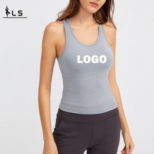 SC10243 Vest Sportswear Workout Yoga Tank Top за жена бягаща жилетка Атлетично фитнес износване на резервоара
