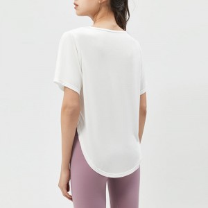 SC10264 йога тениски Фитнес, работещ с тениски с кръгло деколте