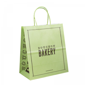 На едро рециклирани материали занаят болса де папел за еднократна употреба кафяви бели крафт хартиени торбички за опаковка за ви...