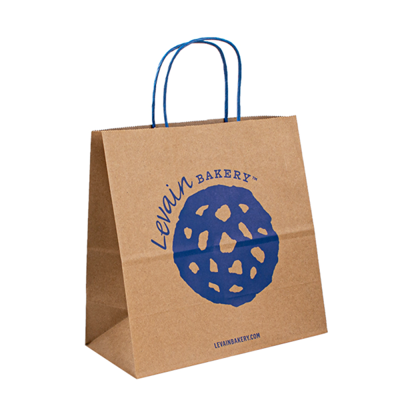 Персонализирани екологични кафяви подаръци за пазаруване за вземане на хартия Kraft Packaging Bags със собствено лого Bolsas de Papel Kraft Bag