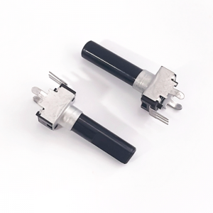 Ротационен потенциометър: DB-09K 3 пина единична банда 9 мм вертикала