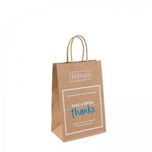 Печат кафява хартия Kraft Bag Custom Cormy Complean Paper Bag Kraft Bag