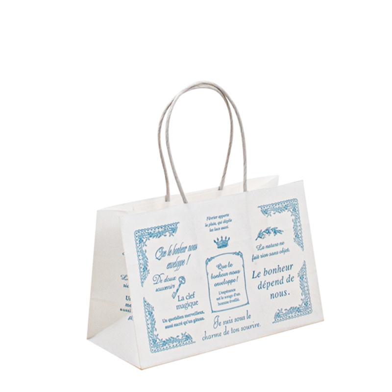 Луксозна хартиена торбичка със собствени хартиени торбички с лого обработва занаятчийска хартиена торбичка
