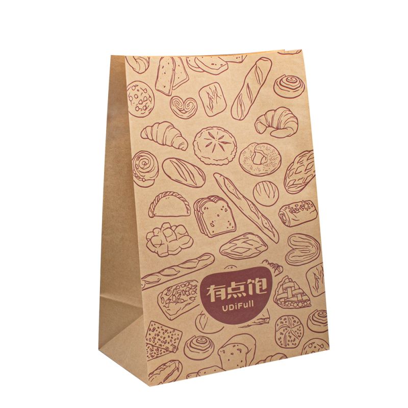 Хартиени торбички със собствено лого Персонализирани хартиени торби за печат на хранителни хартиени торбички за храна за храна