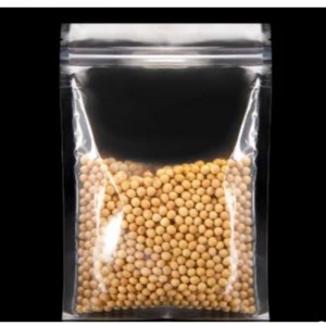 Заявима плоска храна за опаковане на храна цип матов прозрачен пластмасов торбичка с цип