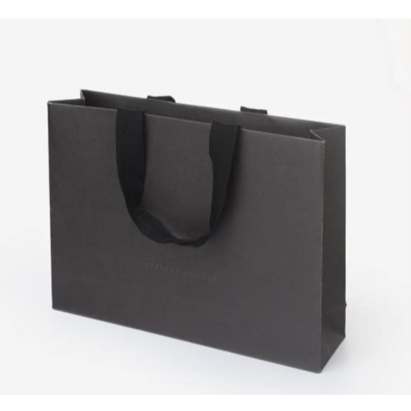 Луксозен матов подарък за пазаруване на хартиена чанта с лого за чанта за опаковане по поръчка