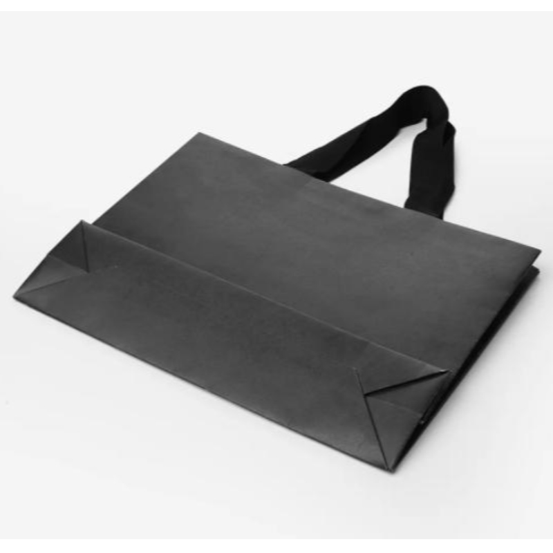 Луксозен матов подарък за пазаруване на хартиена чанта с лого за чанта за опаковане по поръчка