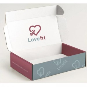 Персонализиран луксозен отпечатано лого сгъваем картон Kraft хартия парфюм дрехи обувки бижута опаковка доставка опаковка поща Ко...