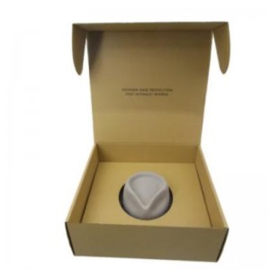 Кафява поща шапка отгоре доставка за опаковка за опаковане на хартия за подарък