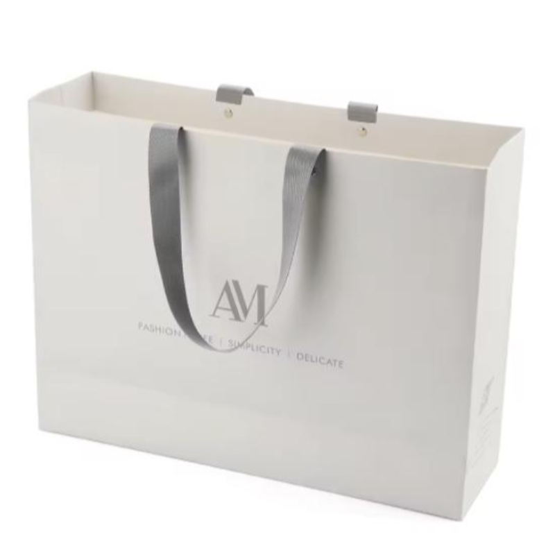 Персонализирано лого на едро най -добрата цена за пазаруване на дребно малки големи луксозни хартиени чанти със собствено лого