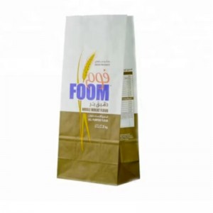 Нов стил 1 кг 2 кг пшенично брашно Захарна опаковка хартиена торбичка