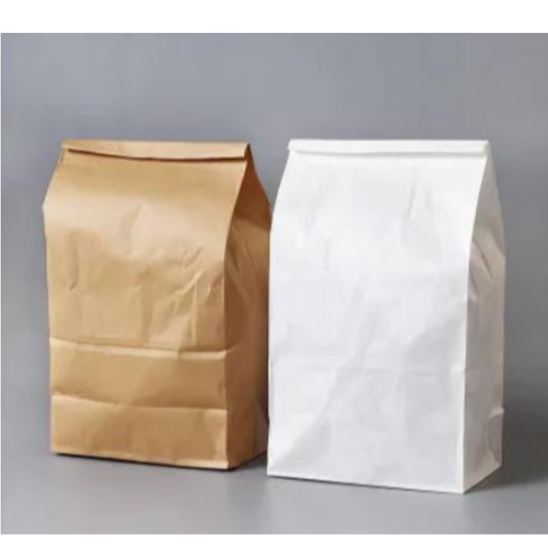 Персонализирани храни с висококачествена персонализирана чанта за опаковане на чанта за опаковане на хартиена чанта за рециклиране