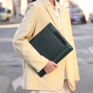 Кожен клипборд Partfolio Notepad Формуляри притежатели на документ A4 A5