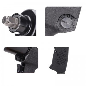 Пневматичен висок стабилен въртящ момент изход леко тегло пневматичен гаечен ключ Индустриален клас Пневматичен удар Вятър Пне...