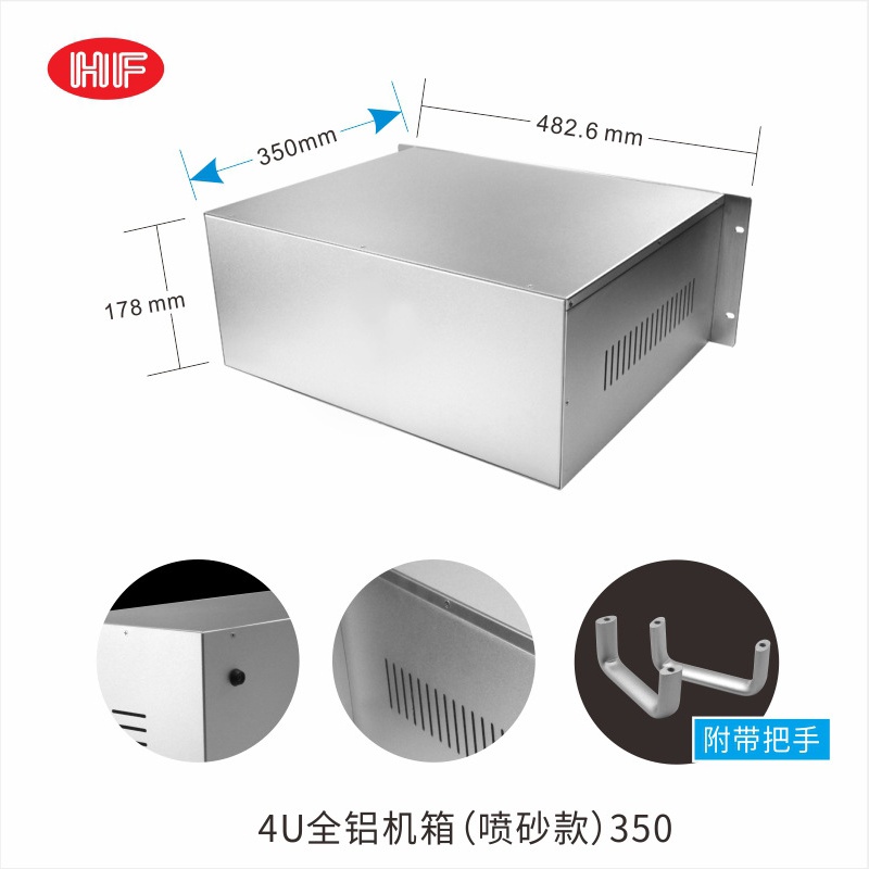 1U 2U 3U 4U 5U Rackmount Industrial заграждения Пълен алуминиев компютър за управление на сървъра за контрол на празни панели Алуминиеви шаси