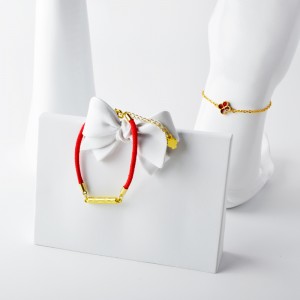 Нова 4 Прасковени Цвета Куха   Бяла черупка Прасковен Цветове Аксесоари Гривна