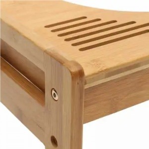 Бамбуково тоалетна столче за баня