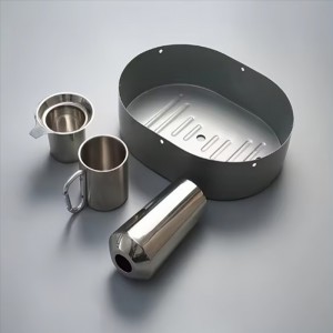 Персонализиран алуминий или SUS дълбоко изтеглен доставчик Метални части за дълбоко изтегляне\\/въртене долна част корпус Метална...