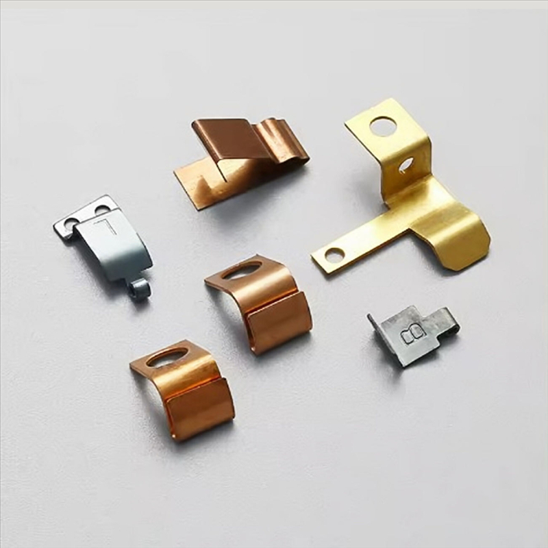 OEM персонализирани метални щамповани части Медна стомана Електрически Електрически Електронен контакт