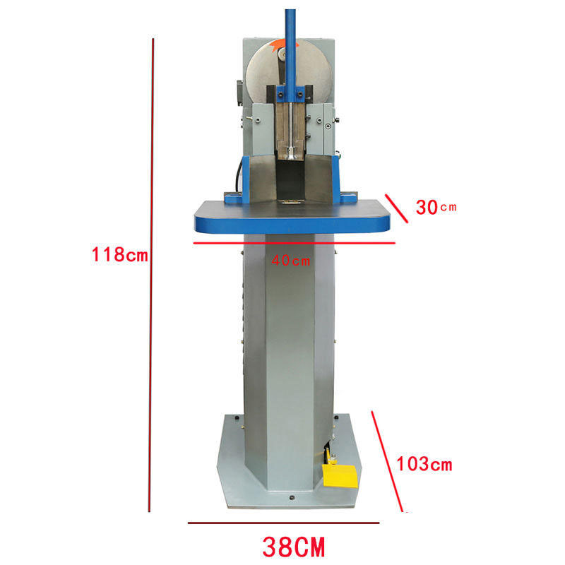 младши-S400 Голяма платформена електрическа машина за рязане на закръглени ъгли