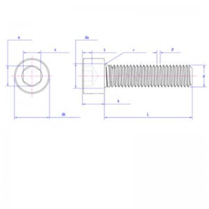 болт с шестостенен фланец с цинково покритие