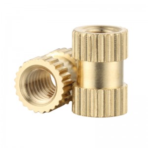 Месингова назъбена щора с резбови вложки гайка