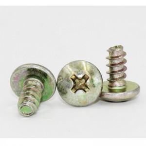 цинк-цветно покритие с кръстосано вдлъбване-нарезен винт