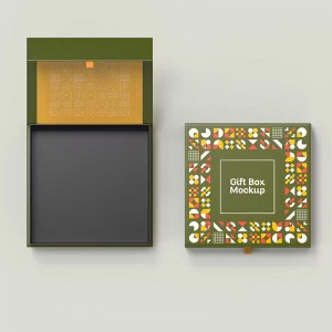 Персонализирано обръщане-горна крафт кутия за подарък