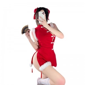 Ново-Style Cheongsam, Sexy Bunny Girl Cosplay униформа, интернет - Комплект знаменитости, примамлив заек - Тематични новогодишни тоалети за жени, из...