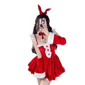 Нови коледни униформи комплекти, поли на Дядо Коледа, кръст - Гранична коледна украса на едро345 Цена:$169.99