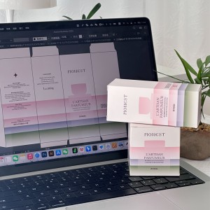 Пастелна елегантност парфюмна кутия