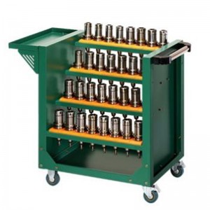 Зелена количка за инструменти