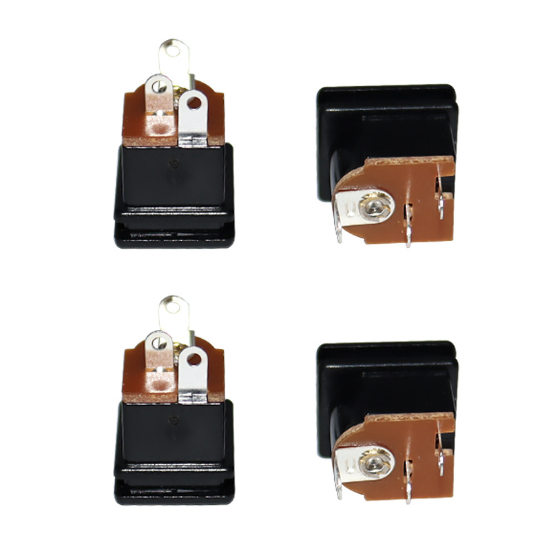 DC Socket DC-207, аудио гнездо за директно вмъкване, два-гнездо за зареждане на мощност на медта на щифта