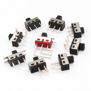 Slide Switch SS12D10 ЕЛЕКТРОННО ПЛАЩАНЕ НА ИГЛЕТИ 2-позиция 3-ПИН ЕДИН-СТЪПКА БЕНКОВЕ