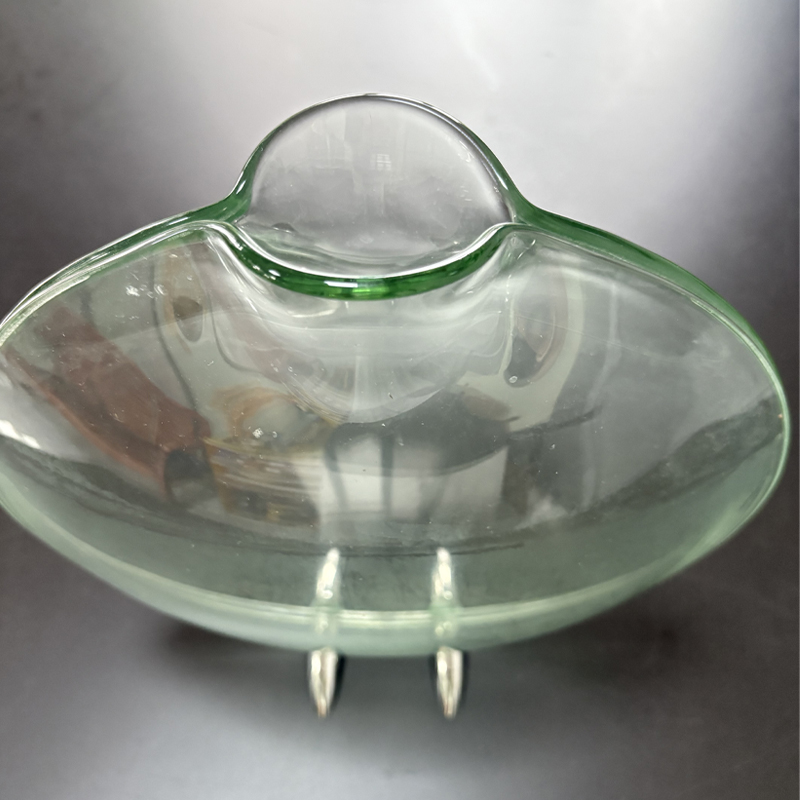 Zhongtai от неръждаема стомана риба устата форма извита кръгло високо-Прозрачна ваза с 23см метална основа за подреждане на цветя