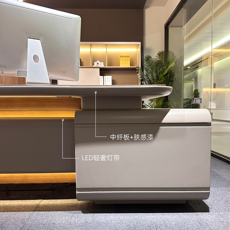 Модел DBT008 Executive Desk, President/Офис бюро на председателя, първокласно голямо бюро за мениджър с комплект офис столове за мениджър\\Офисъ...